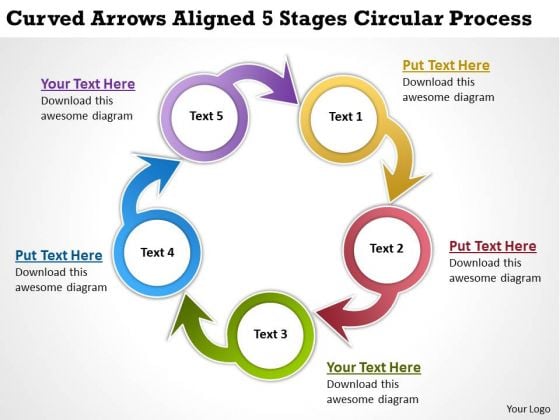 Diagram Of Business Cycle Curved Arrows Aligned 5 Stages Circular Process PowerPoint Templates Diagram Of Business Cycle Curved Arrows Aligned 5 Stages Circular Process PowerPoint Templates