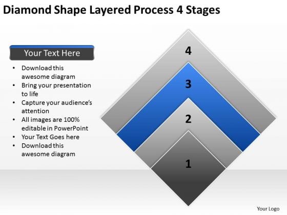 Diamond Shape Layered Process 4 Stages Business Plan PowerPoint Templates Diamond Shape Layered Process 4 Stages Business Plan PowerPoint Templates