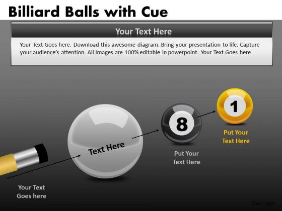 Difficult Position 8 Ball Pool PowerPoint Templates