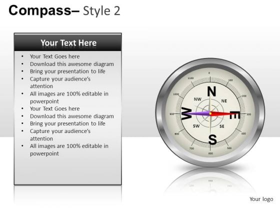 Direction Compass 2 PowerPoint Slides And Ppt Diagram Templates Direction Compass 2 PowerPoint Slides And Ppt Diagram Templates