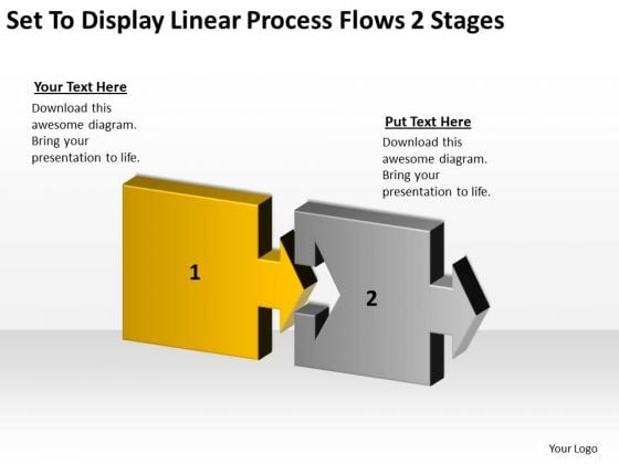 Display Linear Process Flows 2 Stages Sample Business Continuity Plan PowerPoint Templates Display Linear Process Flows 2 Stages Sample Business Continuity Plan PowerPoint Templates