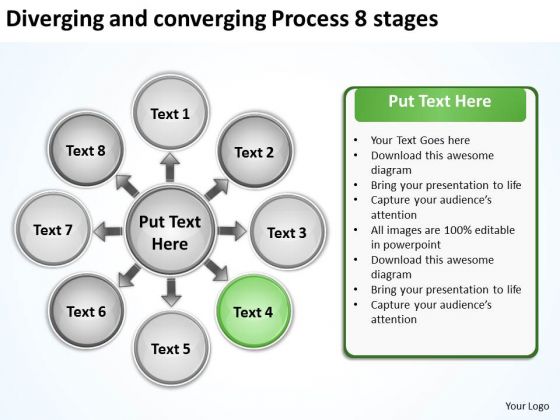 Diverging And Converging Process 8 Stages Target Chart PowerPoint Slides Diverging And Converging Process 8 Stages Target Chart PowerPoint Slides