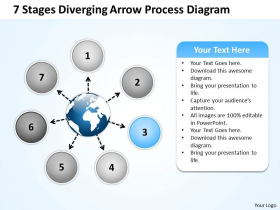 Diverging Arrow Process Diagram Relative Circular Flow PowerPoint Templates Diverging Arrow Process Diagram Relative Circular Flow PowerPoint Templates