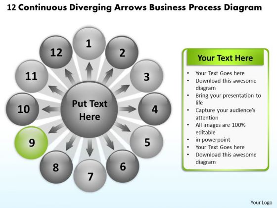 Diverging Arrows Business Process Diagram Ppt Circular Network PowerPoint Slides Diverging Arrows Business Process Diagram Ppt Circular Network PowerPoint Slides