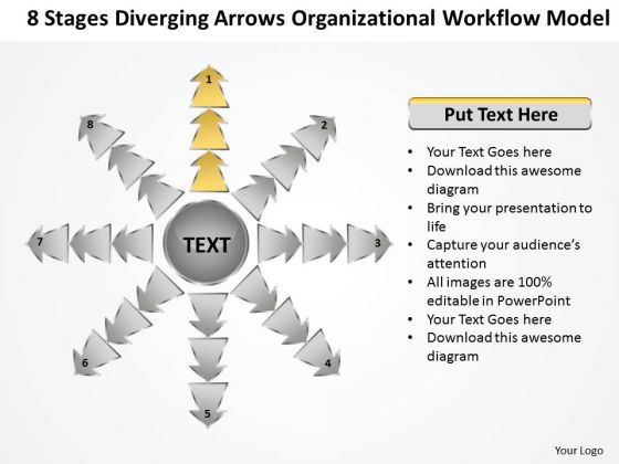 Diverging Arrows Organizational Workflow Model Cycle Process Diagram PowerPoint Slides Diverging Arrows Organizational Workflow Model Cycle Process Diagram PowerPoint Slides