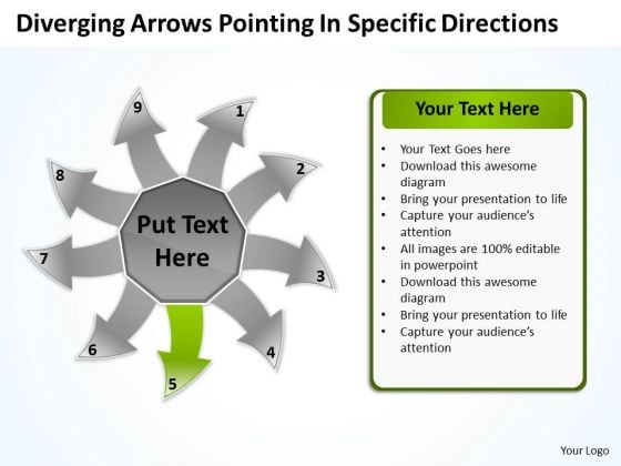 Diverging Arrows Pointing Specific Directions Ppt Cycle Process PowerPoint Slide Diverging Arrows Pointing Specific Directions Ppt Cycle Process PowerPoint Slide