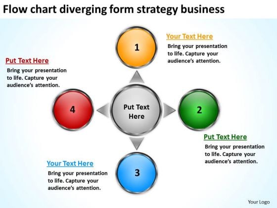 Diverging Form Strategy Business PowerPoint Theme Processs And Templates