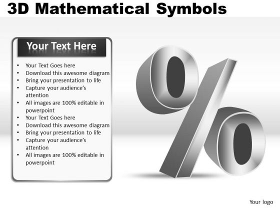 Division Sign 3d Mathematical Symbols PowerPoint Slides Division Sign 3d Mathematical Symbols PowerPoint Slides