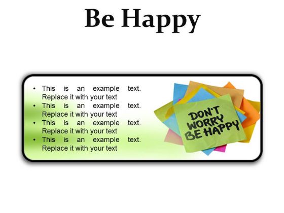 Do Not Worry Note Metaphor PowerPoint Presentation Slides R Do Not Worry Note Metaphor PowerPoint Presentation Slides R