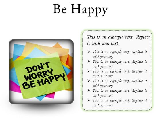Do Not Worry Note Metaphor PowerPoint Presentation Slides S Do Not Worry Note Metaphor PowerPoint Presentation Slides S