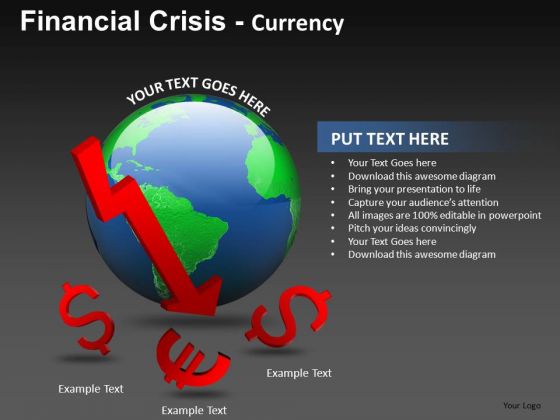 Dollar Euro Decline Finance PowerPoint Templates Dollar Euro Decline Finance PowerPoint Templates