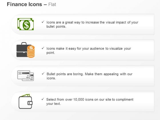 Dollar Notes Suitcase Debit Cards Wallet Ppt Slides Graphics Dollar Notes Suitcase Debit Cards Wallet Ppt Slides Graphics