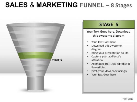 download 8 stages editable sales funnel powerpoint slides sales funnel template powerpoint