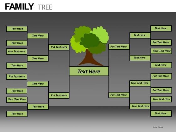 Download Editable Family Tree Ppt Slides
