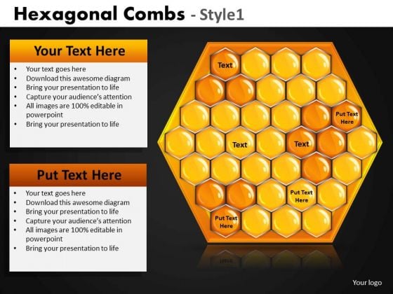 Download Hexagonal Combs PowerPoint Templates Hexagon Ppt Slides Download Hexagonal Combs PowerPoint Templates Hexagon Ppt Slides