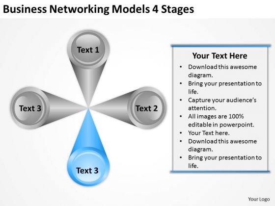 Download Networking Models 4 Stages Business Plan Template PowerPoint Templates