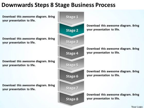 Downwards Steps 8 Stage Business Process Ppt Plan For PowerPoint Slides Downwards Steps 8 Stage Business Process Ppt Plan For PowerPoint Slides