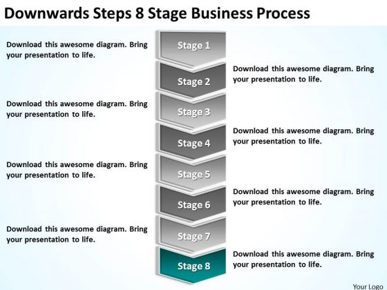 Downwards Steps 8 Stage Business Process Ppt Plan Model PowerPoint Slides Downwards Steps 8 Stage Business Process Ppt Plan Model PowerPoint Slides