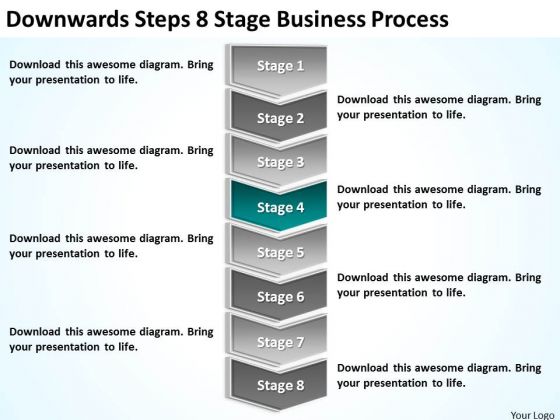 Downwards Steps 8 Stage Business Process Ppt Plan PowerPoint Templates Downwards Steps 8 Stage Business Process Ppt Plan PowerPoint Templates