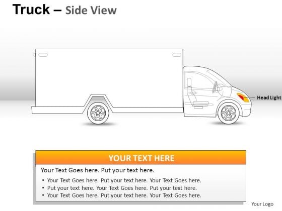Driver Yellow Truck PowerPoint Slides And Ppt Diagram Templates