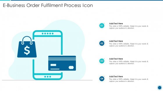 E Business Order Fulfilment Process Icon Themes PDF