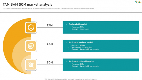 E Commerce Business TAM SAM SOM Market Analysis Topics PDF