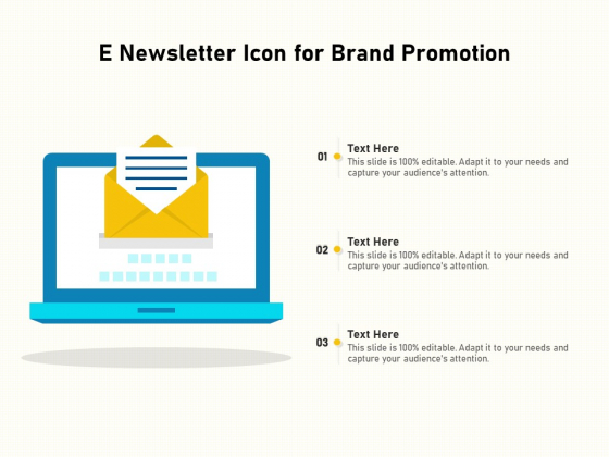E Newsletter Icon For Brand Promotion Ppt PowerPoint Presentation Icon Styles PDF E Newsletter Icon For Brand Promotion Ppt PowerPoint Presentation Icon Styles PDF
