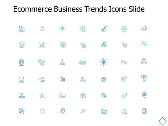 Ecommerce Business Trends Icons Slide Growth Opportunity Ppt PowerPoint Presentation Portfolio Template