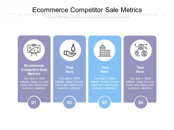 Ecommerce Competitor Sale Metrics Ppt PowerPoint Presentation Icon Slide Cpb