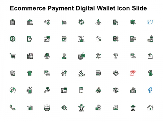 Ecommerce Payment Digital Wallet Icon Slide Technology Ppt PowerPoint Presentation Icon Objects