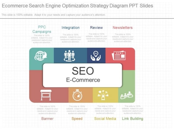 Ecommerce Search Engine Optimization Strategy Diagram Ppt Slides Ecommerce Search Engine Optimization Strategy Diagram Ppt Slides