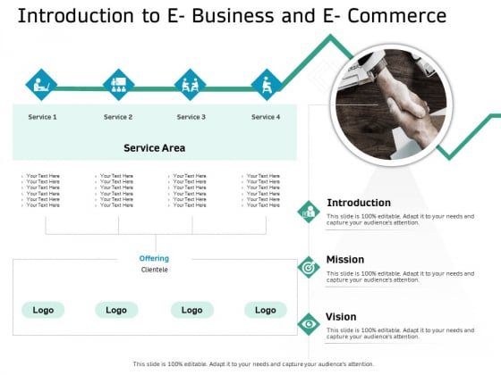 Ecommerce Solution Providers Introduction To E Business And E Commerce Ppt File Example Introduction PDF