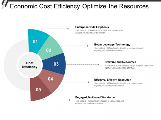 Economic Cost Efficiency Optimize The Resources Ppt PowerPoint Presentation Infographics Model