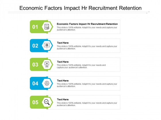 Economic Factors Impact HR Recruitment Retention Ppt PowerPoint Presentation Inspiration Diagrams Cpb Pdf