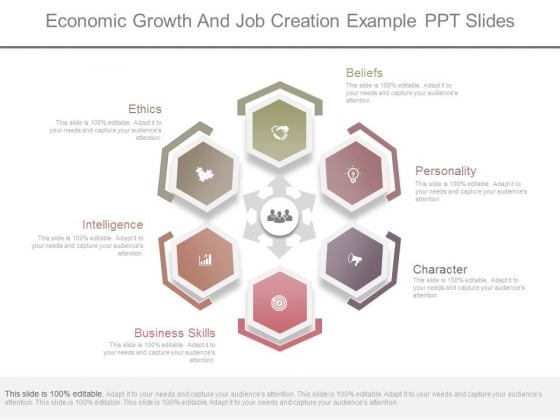 Economic Growth And Job Creation Example Ppt Slides