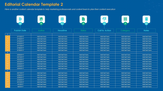 Editorial Calendar Template Themes PDF Editorial Calendar Template Themes PDF