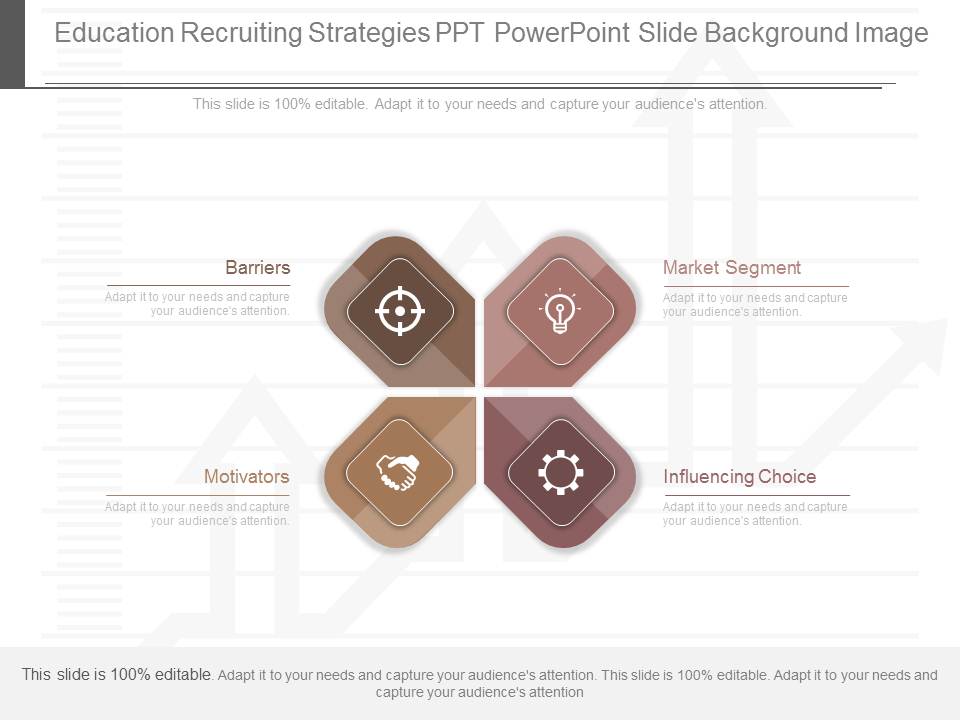 Education Recruiting Strategies Ppt Powerpoint Slide Background Image