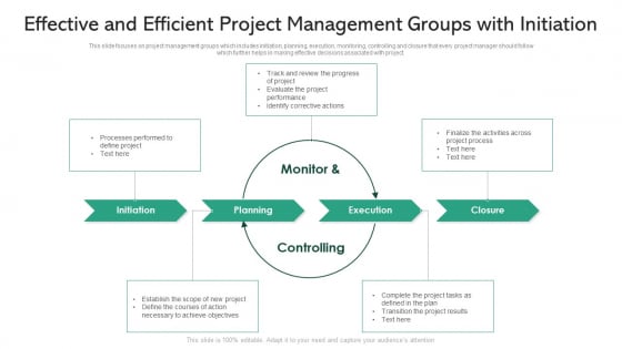 Effective And Efficient Project Management Groups With Initiation Ppt PowerPoint Presentation File Objects PDF Effective And Efficient Project Management Groups With Initiation Ppt PowerPoint Presentation File Objects PDF