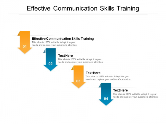 Effective Communication Skills Training Ppt PowerPoint Presentation Infographics Templates Cpb