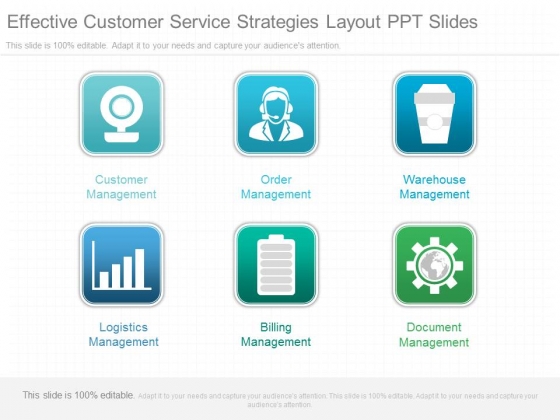 Effective Customer Service Strategies Layout Ppt Slides