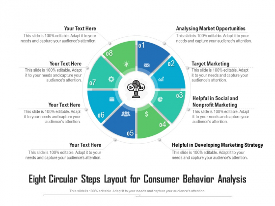 Eight Circular Steps Layout For Consumer Behavior Analysis Ppt PowerPoint Presentation File Formats PDF Eight Circular Steps Layout For Consumer Behavior Analysis Ppt PowerPoint Presentation File Formats PDF