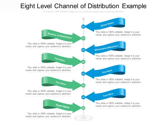 Eight Level Channel Of Distribution Example Ppt PowerPoint Presentation Styles Background PDF