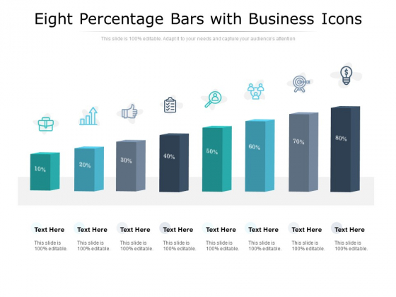 Eight Percentage Bars With Business Icons Ppt PowerPoint Presentation Icon Graphic Tips Eight Percentage Bars With Business Icons Ppt PowerPoint Presentation Icon Graphic Tips