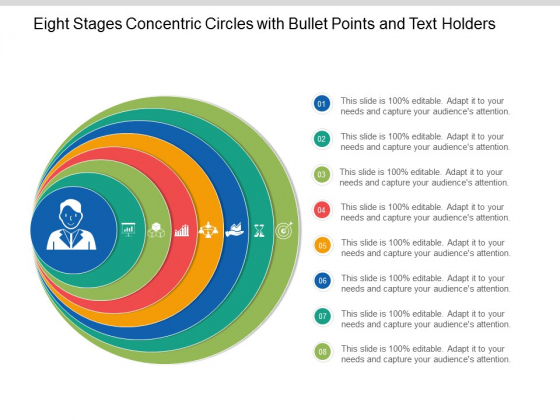 Eight Stages Concentric Circles With Bullet Points And Text Holders Ppt Powerpoint Presentation Model Slideshow Eight Stages Concentric Circles With Bullet Points And Text Holders Ppt Powerpoint Presentation Model Slideshow