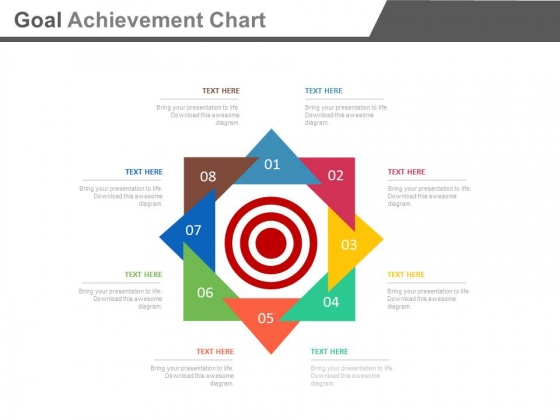 Eight Steps Goal Achievement Chart Powerpoint Slides Eight Steps Goal Achievement Chart Powerpoint Slides