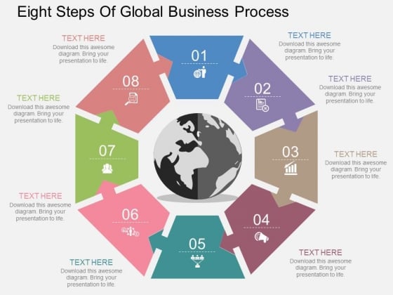 Eight Steps Of Global Business Process Powerpoint Templates Eight Steps Of Global Business Process Powerpoint Templates