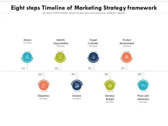 Eight Steps Timeline Of Marketing Strategy Framework Ppt PowerPoint Presentation File Templates PDF Eight Steps Timeline Of Marketing Strategy Framework Ppt PowerPoint Presentation File Templates PDF