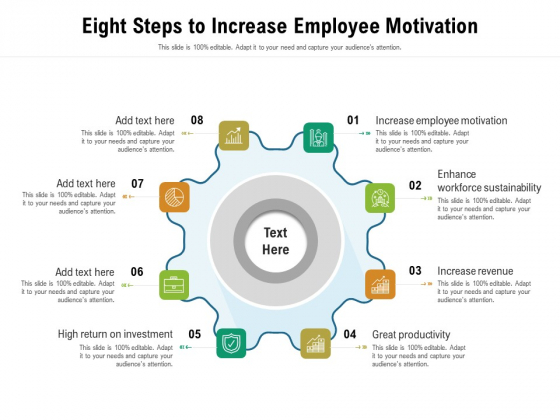 Eight Steps To Increase Employee Motivation Ppt PowerPoint Presentation Gallery Example PDF Eight Steps To Increase Employee Motivation Ppt PowerPoint Presentation Gallery Example PDF
