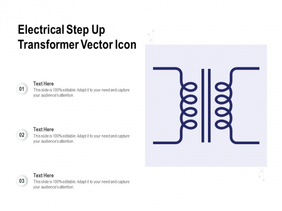 Electrical Step Up Transformer Vector Icon Ppt PowerPoint Presentation Ideas Topics Electrical Step Up Transformer Vector Icon Ppt PowerPoint Presentation Ideas Topics
