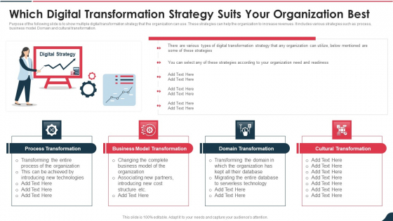 Electronic Playbook Which Digital Transformation Strategy Suits Portrait PDF